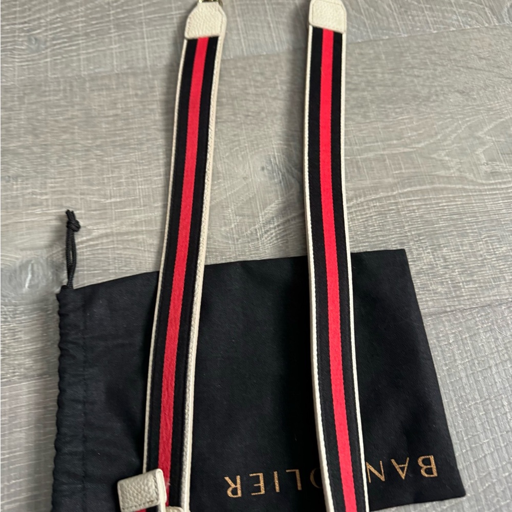 Bandolier Cream and Black Phone Case with Strap for 15 pro - Picture 5 of 12